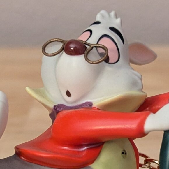 WDCC "No Time to Say Hello-Goodbye" White Rabbit Ornament New in Box with COA - Picture 2 of 12